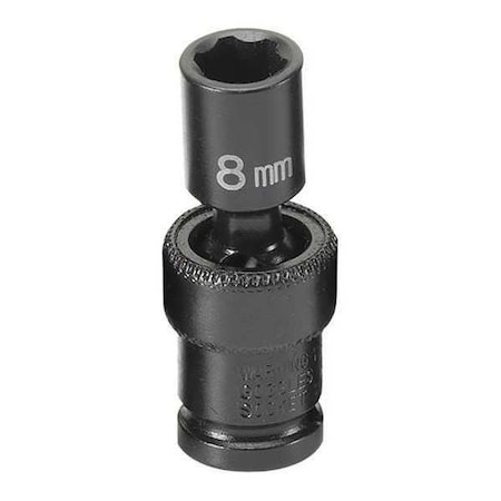 Socket 9mm 1/4"D Impact Mag 6pt. D by USA Grey Pneumatic Sockets