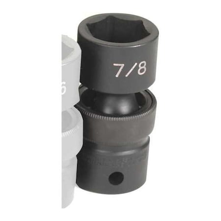 Impact Socket 7/8" 1/2"D Univ 6pt. by USA Grey Pneumatic Sockets