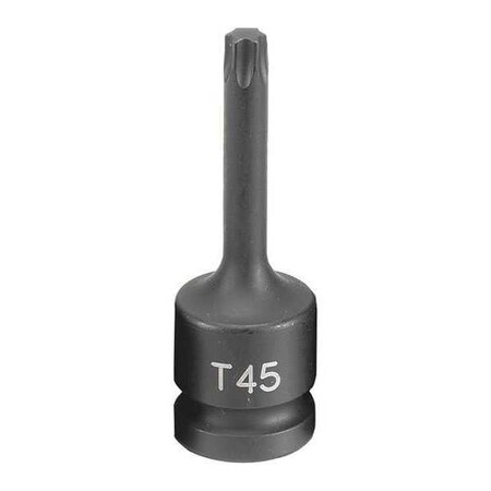 Socket T45 1/2"D Int Impact Trx Lg M by USA Grey Pneumatic Sockets