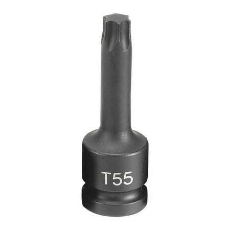 Socket T55 1/2"D Int Impact Trx Lg M by USA Grey Pneumatic Sockets
