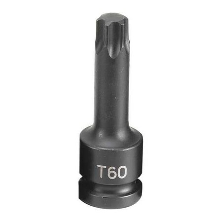 Socket T60 1/2"D Int Impact Trx 6pt. by USA Grey Pneumatic Sockets