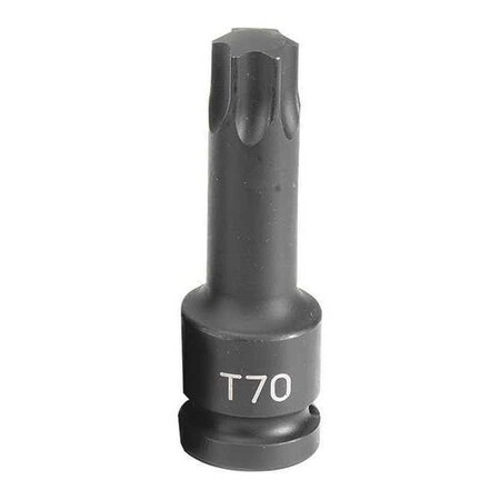 Socket T70 1/2"D Int Impact Trx Lg M by USA Grey Pneumatic Sockets