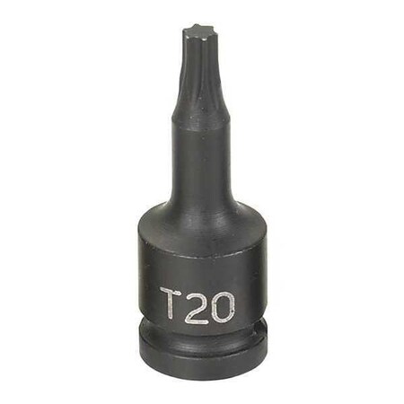 Socket T20 1/4"D Int Impact Trx by USA Grey Pneumatic Sockets