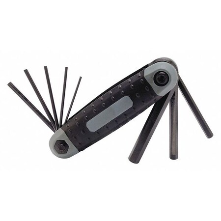 Folding Hex Key Set Metric 8 Pc by USA Performance Tool Hex Key Sets