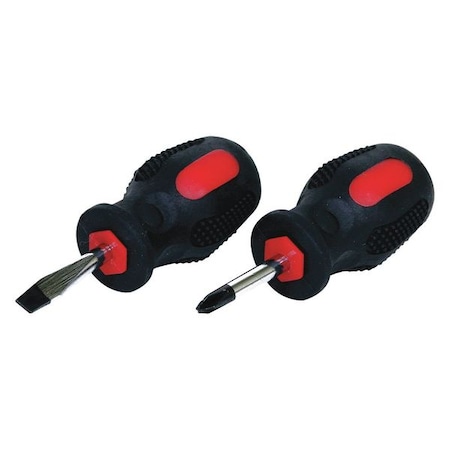 Stubby Screwdriver Set 2Pc by USA Performance Tool Screwdrivers