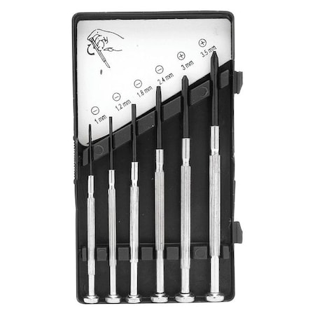Jewelers Screwdriver Set 6Pc by USA Wilmar Screwdrivers