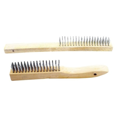 Wood Handle Wire Brush 2 Pc by USA Wilmar Putty & Joint Knives Spatulas Scrapers