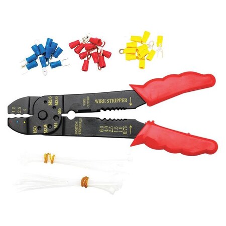 Electrical Crimper Set 60 Pc by USA Wilmar Cable & Wire Crimping Tools