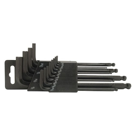 Ball End Hex Key Set SAE 13 Pc by USA Wilmar Hex Key Sets