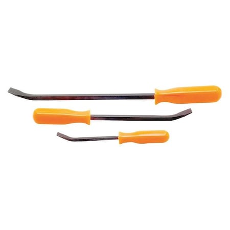 Pry Bar Set 3 Pc 8" 12" and 18 by USA Performance Tool Nail Pullers Wrecking & Pry Bars