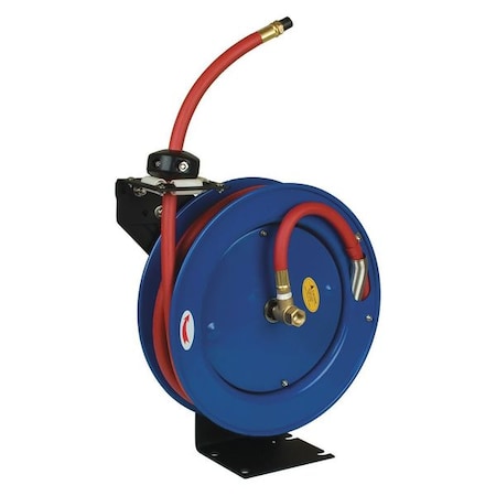 Auto Rewind Hose Reel 25 ft. Hose by USA Wilmar Pneumatic Spring Return Hose Reels