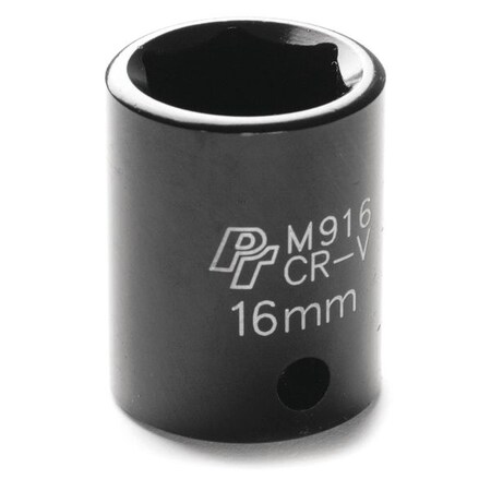 Impact Socket 3/8" D 6pt. 16mm by USA Wilmar Sockets