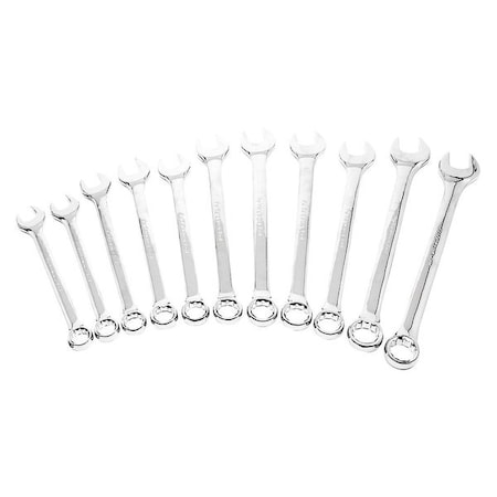 Full Polish Wrench Set Metric 11 Pc by USA Wilmar Combination Wrenches