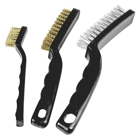 Wire Brush Set 3 Pc Type W1149 by USA Wilmar Putty & Joint Knives Spatulas Scrapers