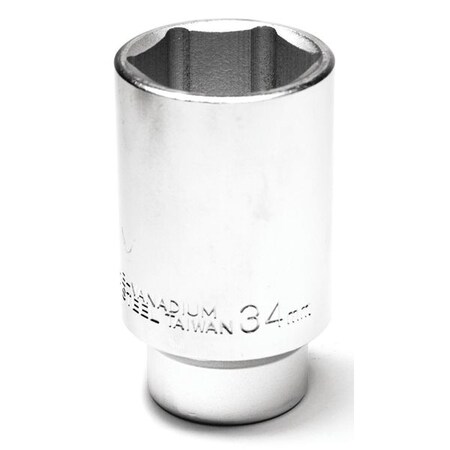 Axle Nut Socket Chr V 34mm by USA Wilmar Sockets