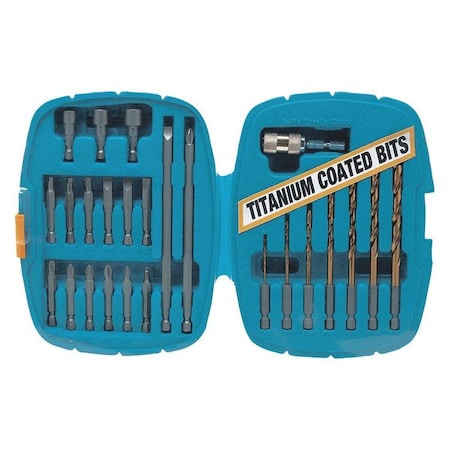 Rapid Change Drill Bit Set 25Pc by USA Performance Tool Pilot Point Drill Bits