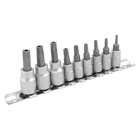 Tamper Proof Star Set 9 Pc by USA Wilmar Sockets