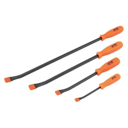 Pry Bar Set 4Pc by USA Wilmar Nail Pullers Wrecking & Pry Bars