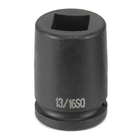 Socket 17mm 3/4"D Impact Sq 4pt. Blk by USA Grey Pneumatic Sockets