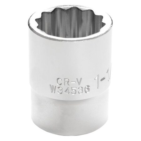 Standard Socket 3/4" D 12pt. 1 1/8 by USA Wilmar Sockets