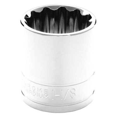 Standard Socket 1/2" D 12pt. 1 1/8 by USA Wilmar Sockets