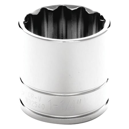Standard Socket 1/2" D 12pt. 1 1/4 by USA Wilmar Sockets