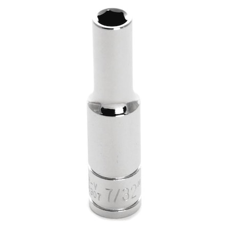 Deep Socket 1/4" D 6pt. 7/32 by USA Wilmar Sockets