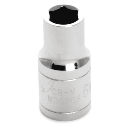 Standard Socket 1/4" D 6pt. 6mm by USA Wilmar Sockets