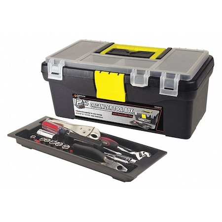 Plastic Tool Box 12.5 by USA Wilmar Portable Tool Boxes & Chests