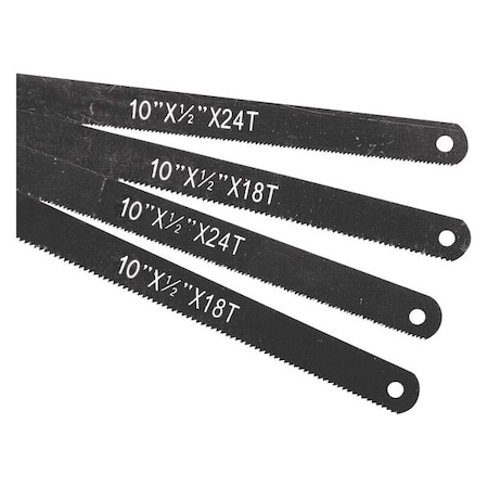 Hacksaw Blades 4 Pc 10 by USA Performance Tool Hacksaw & Coping Saw Blades