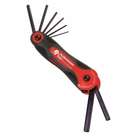 Folding Hex Key Set 8 Pc SAE by USA Performance Tool Hex Key Sets