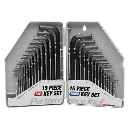 Hex Key Set 30Pc by USA Wilmar Hex Key Sets