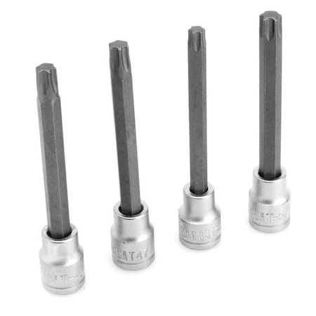 Large Brake Starbit 4 Pc 3/8" D by USA Performance Tool Screwdriver Bit Sets