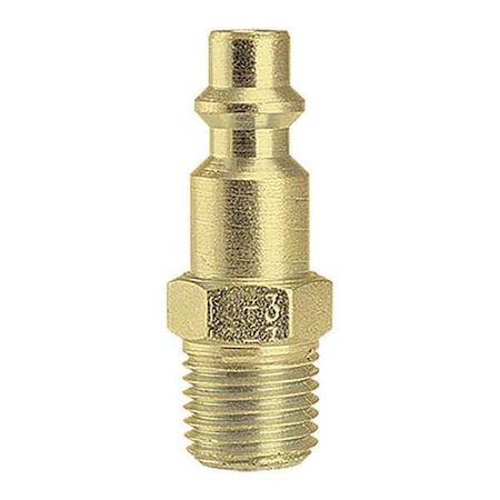 Industrial Plug 1/8" MPT Brass by USA Foster Pneumatic Hose Quick Connect Fittings