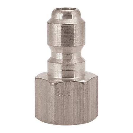 Straight Thru SS303 Plug 1/8" FPT by USA Foster Pneumatic Hose Quick Connect Fittings