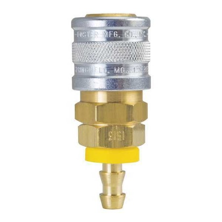 Manual Industrial 1/4" Push On Hose Stem by USA Foster Pneumatic Push On Hose Fittings