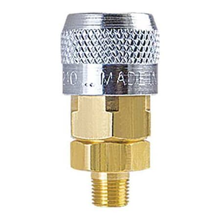 Safety Vent Socket 210 Series 3/8"MPT by USA Foster Pneumatic Hose Quick Connect Fittings
