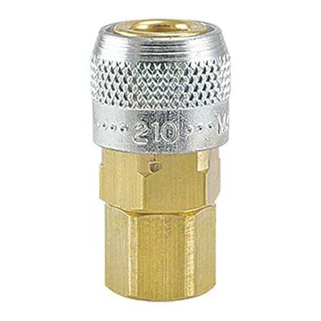 Safety Vent Socket 210 Series 3/8"FPT by USA Foster Pneumatic Hose Quick Connect Fittings