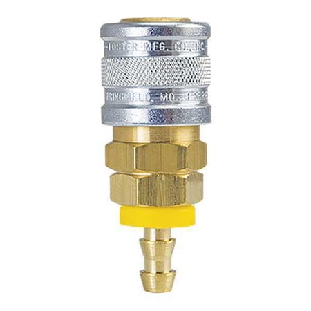 Hose Stem Brass/Steel Industrial 3/8 by USA Foster Pneumatic Push On Hose Fittings