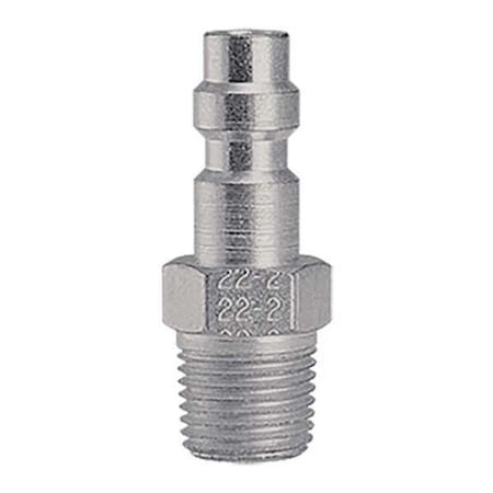 Plug Male Thread 1/8"MPT by USA Foster Pneumatic Hose Quick Connect Fittings