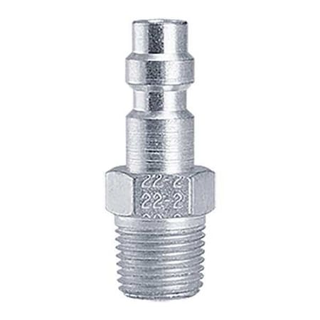 Plug Male Thread 1/8"MPT SS303 by USA Foster Pneumatic Hose Quick Connect Fittings