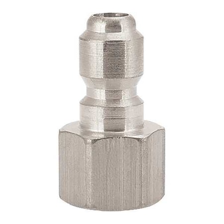 Straight Thru SS303 Plug 1/4"FPT by USA Foster Pneumatic Hose Quick Connect Fittings
