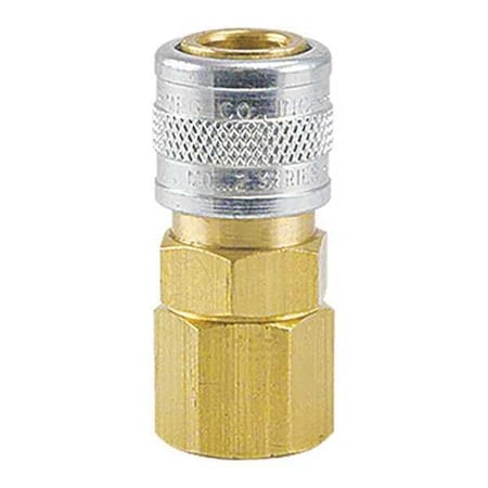 Manual Socket 1/4"FPT 1 Way by USA Foster Pneumatic Hose Quick Connect Fittings