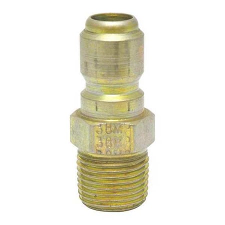 Brass Plug 3/8"MPT by USA Foster Pneumatic Hose Quick Connect Fittings