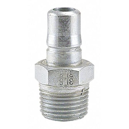 Plug 3FRL Series 1/2" 1/4"MPT Steel by USA Foster Pneumatic Hose Quick Connect Fittings