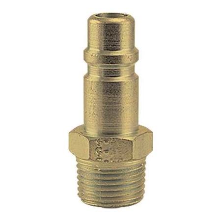 Plug 1/2" MPT Brass by USA Foster Pneumatic Hose Quick Connect Fittings