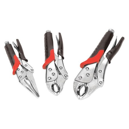 Dual Cushion Locking Plier 3Pc by USA Wilmar Pliers Sets