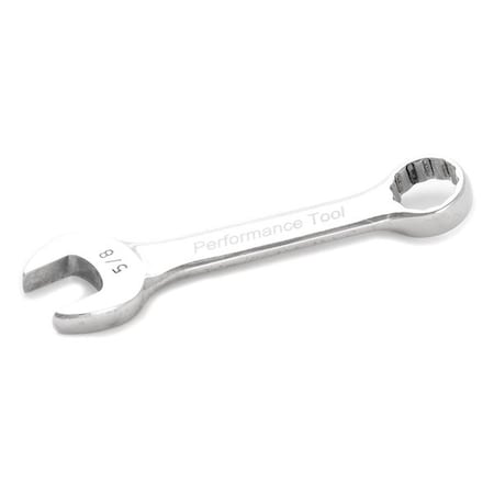 Full Polish Stubby Combo Wrench 5/8 by USA Wilmar Combination Wrenches