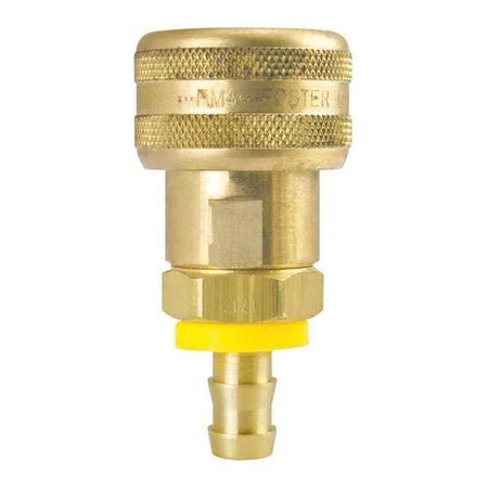 Push On Hose Stem 3/8" Brass by USA Foster Pneumatic Push On Hose Fittings