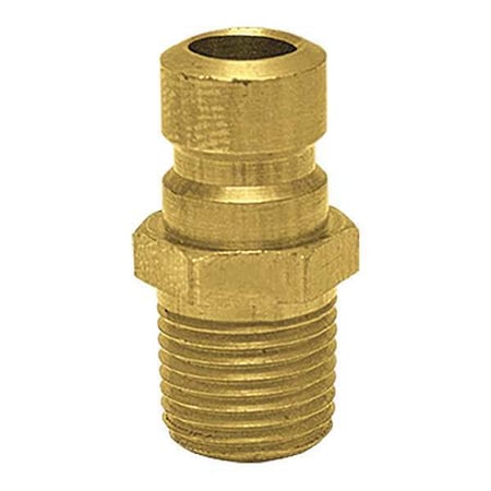 Plug 1/4" 3/8"MPT Brass by USA Foster Pneumatic Hose Quick Connect Fittings